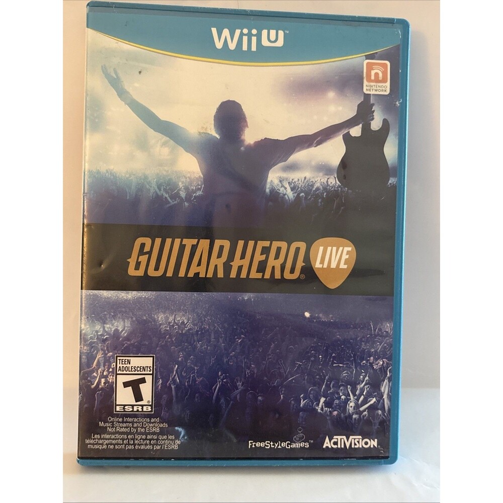 Guitar Hero Live Nintendo Wii U No Manual